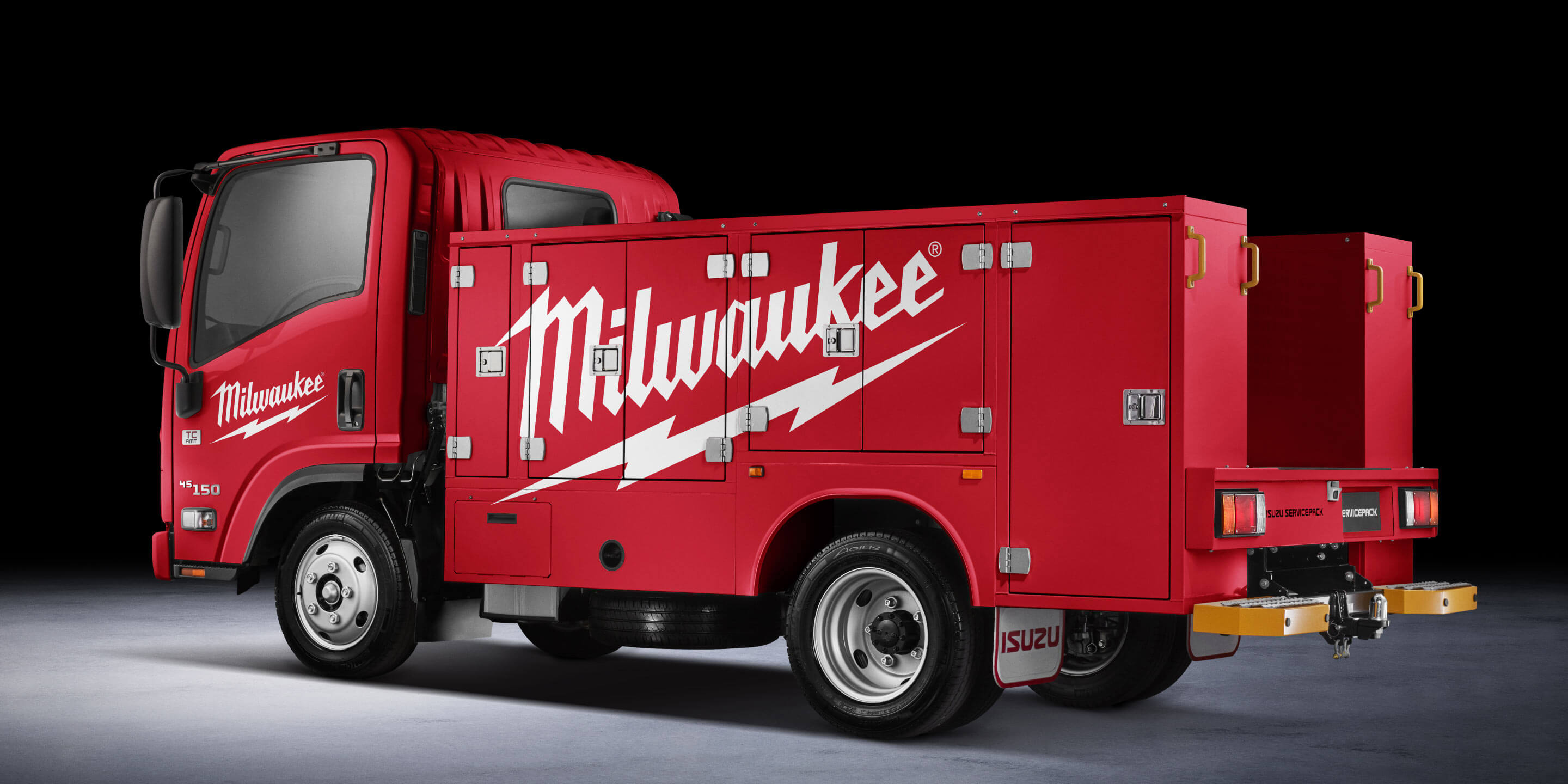 Isuzu - Milwaukee truckload of tools competition